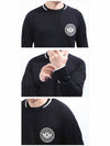 Embroidered Logo Knit Top Black - BALMAIN - BALAAN 5