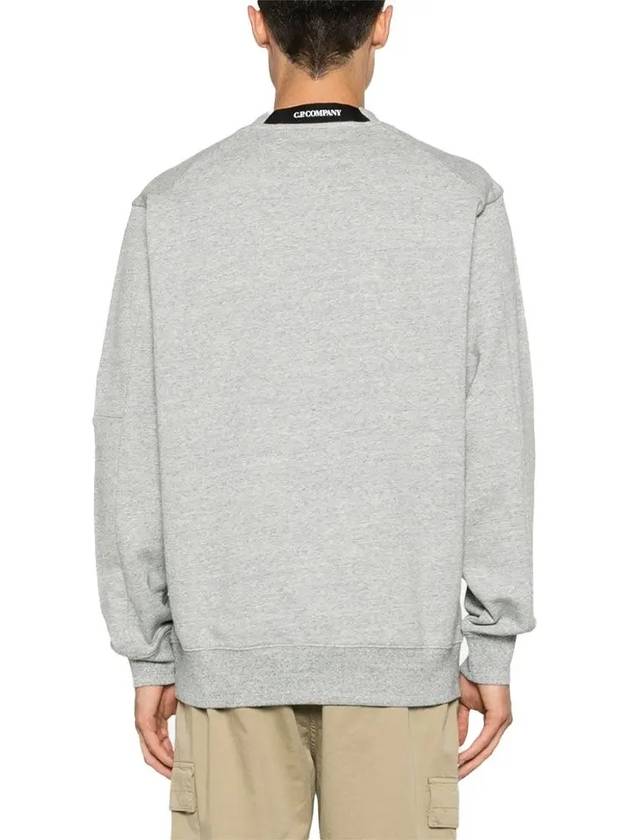 Diagonal Raised Fleece Lens Sweatshirt Grey - CP COMPANY - BALAAN 5