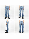 Back Stitch 5 Pocket Straight Jeans Medium Wash - MAISON MARGIELA - BALAAN 3