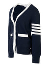 Thome Browne 4 Bar Cardigan Navy - THOM BROWNE - BALAAN 4