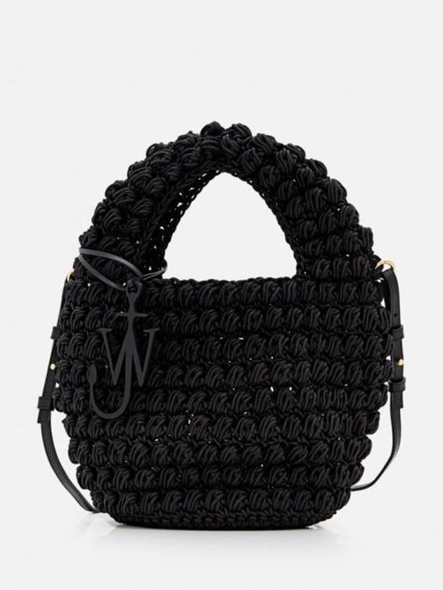 Logo Charm Popcorn Tote Bag Black - JW ANDERSON - BALAAN 2