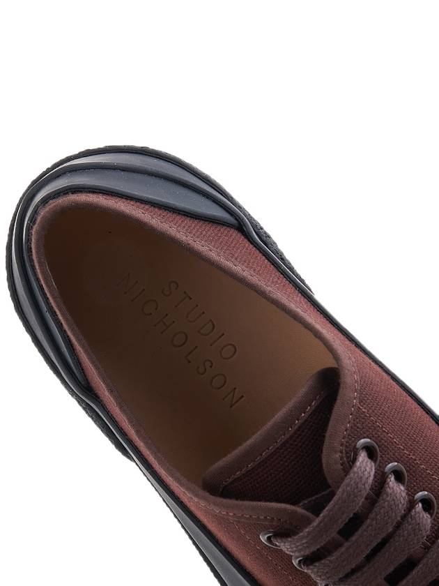 Sharp Canvas Sneakers SHARP SN735 CHESTNUT - STUDIO NICHOLSON - BALAAN 7