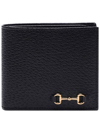 Horsebit Half Wallet Black - GUCCI - BALAAN 2