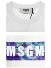 Multi Box Logo Short Sleeve T Shirt White - MSGM - BALAAN 7