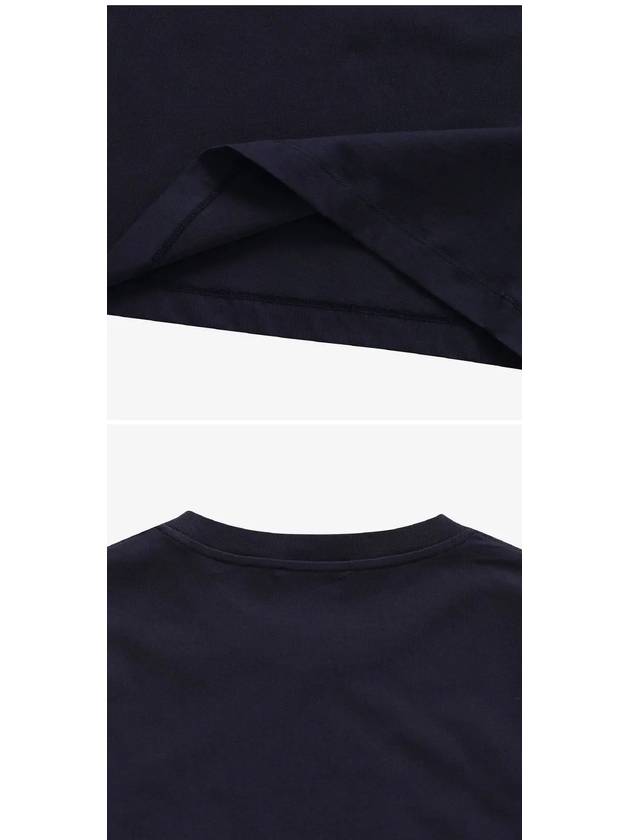 Logo Long Sleeve T-Shirt Navy - MARNI - BALAAN 5