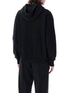 Plus Logo Patch Popover Hoodie Black - JIL SANDER - BALAAN 9