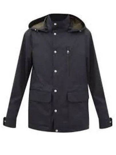 Navy Huchette Hooded Jacket 1B00004 595R7 779 1208456 - MONCLER - BALAAN 1