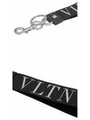 VLTN embroidered key holder black - VALENTINO - BALAAN.