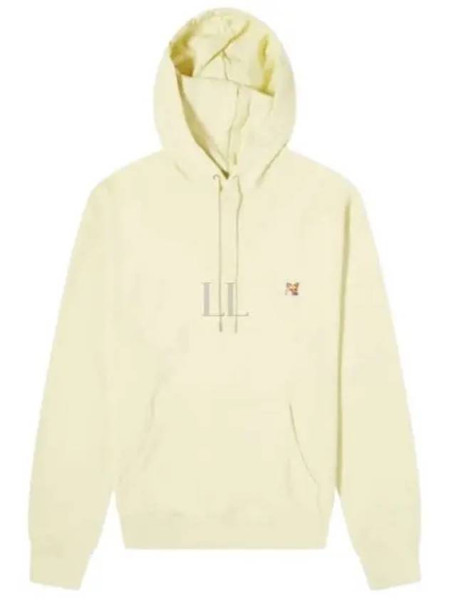 Fox Head Patch Regular Hoodie Chalk Yellow - MAISON KITSUNE - BALAAN 2