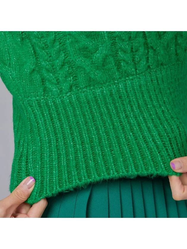 Golf Wear Frill Knit Vest Green - J JANE - BALAAN 6