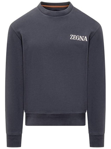 Zegna Sweatshirt With Logo - ERMENEGILDO ZEGNA - BALAAN 1