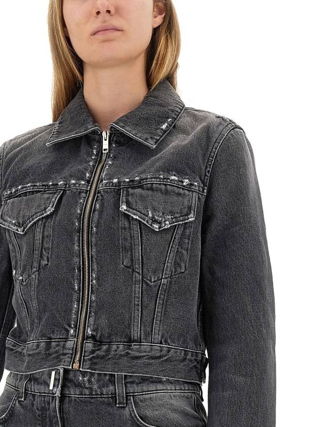 23 fw Dark Gray Denim Jacket BW00K45Y5N001 B0480471682 - GIVENCHY - BALAAN 5