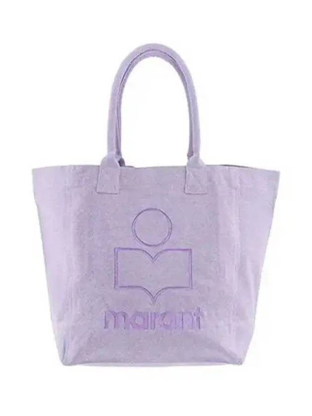 Yenky Logo Washed Cotton Tote Bag Lilac - ISABEL MARANT - BALAAN 2