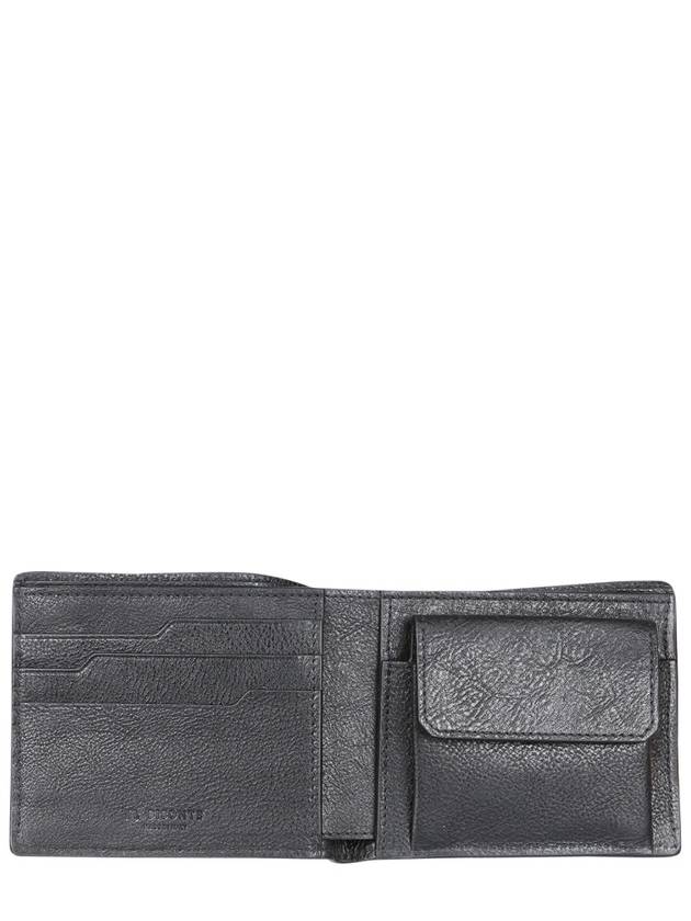 BIFOLD WALLET WITH LOGO - IL BISONTE - BALAAN 4