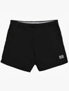 Eco-Chrome R Logo Patch Swim Shorts Black - CP COMPANY - BALAAN 2