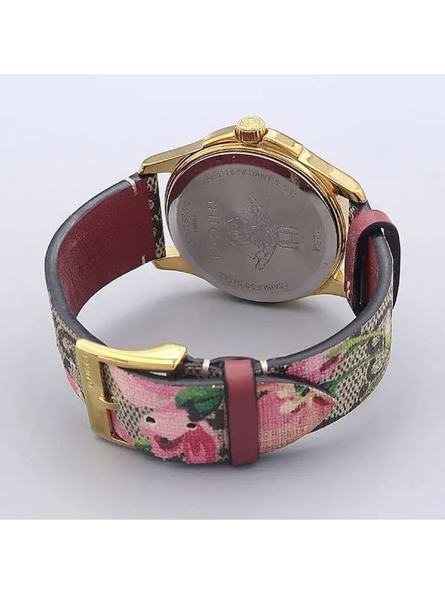 YA1264038 126 4 G Timeless GG Supreme Pink Blossom Quartz Women s Watch - GUCCI - BALAAN 3