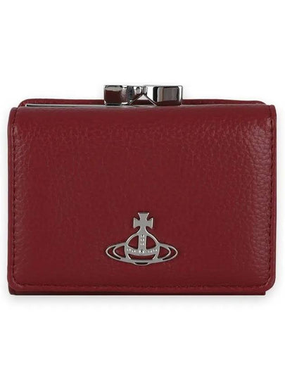 ORB Logo Small Frame Half Wallet Red - VIVIENNE WESTWOOD - BALAAN 2