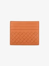 Intrecciato Weaving Card Wallet Orange - BOTTEGA VENETA - BALAAN 2