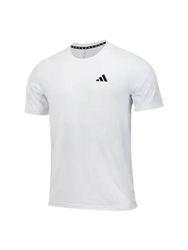 Train Essentials Feelready Short Sleeve T-Shirt White - ADIDAS - BALAAN 4