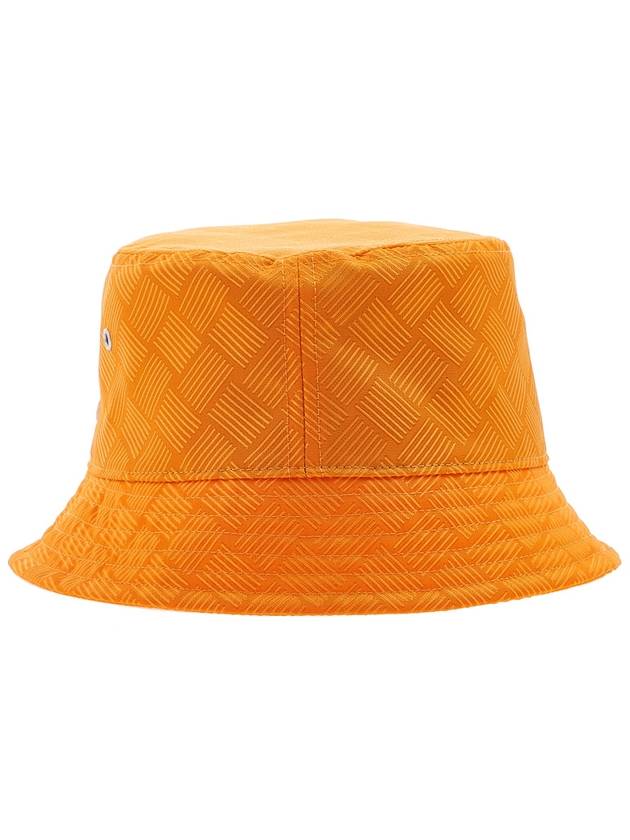 Intrecciato Jacquard Bucket Hat Tangerine - BOTTEGA VENETA - BALAAN 3