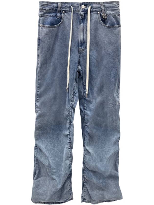 W241PT27989L Shirring Wide Denim Pants Blue Men s TJ - WOOYOUNGMI - BALAAN 1