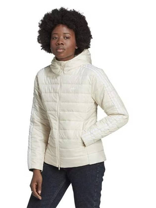 Slim fit lightweight padded jacket HK5251 cream WOMENS UK8 - ADIDAS - BALAAN 1