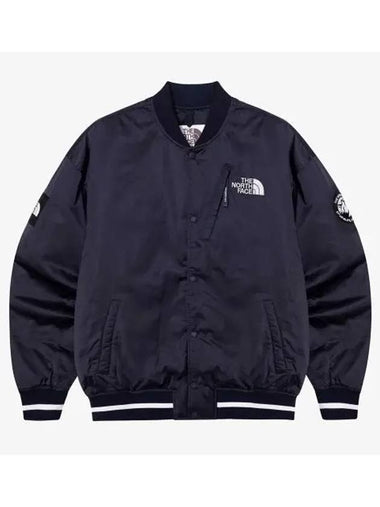 The North Face NJ3NQ60K White Label Player Varsity Jacket - THE NORTH FACE - BALAAN 1