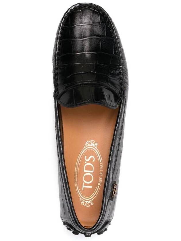 Tod'S Crocodile Print Rubber Loafer Shoes - TOD'S - BALAAN 4