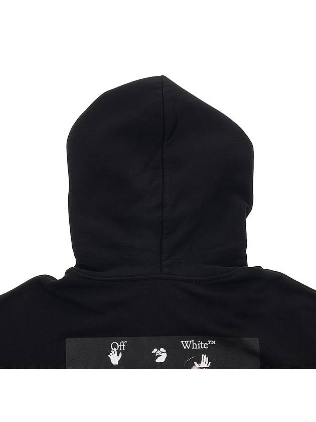 Caravaggio Printed Zip-Up Hoodie Black - OFF WHITE - BALAAN 10