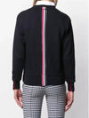 Center Back RWB Stripe Classic Loopback Crewneck Sweatshirt Navy - THOM BROWNE - BALAAN 4