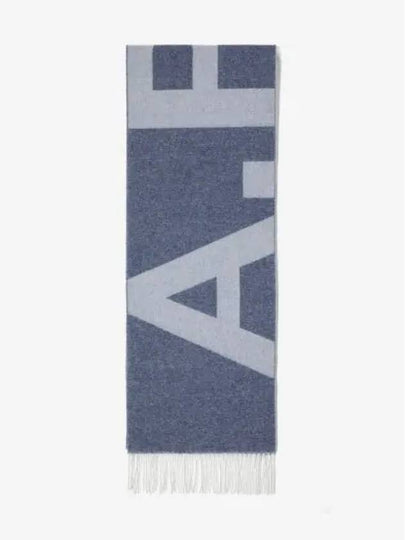 Maro Big Logo Muffler Blue - A.P.C. - BALAAN 2