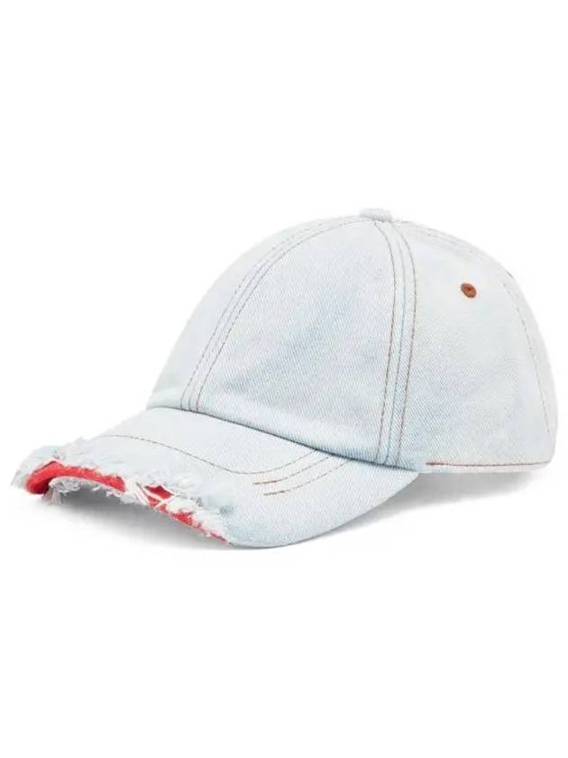 C Reep 1 Frayed Peak Denim Ball Cap Light Blue - DIESEL - BALAAN 2