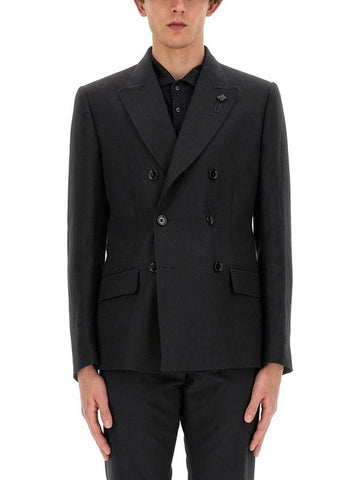 Lardini Double-Breasted Jacket - RVR LARDINI - BALAAN 1