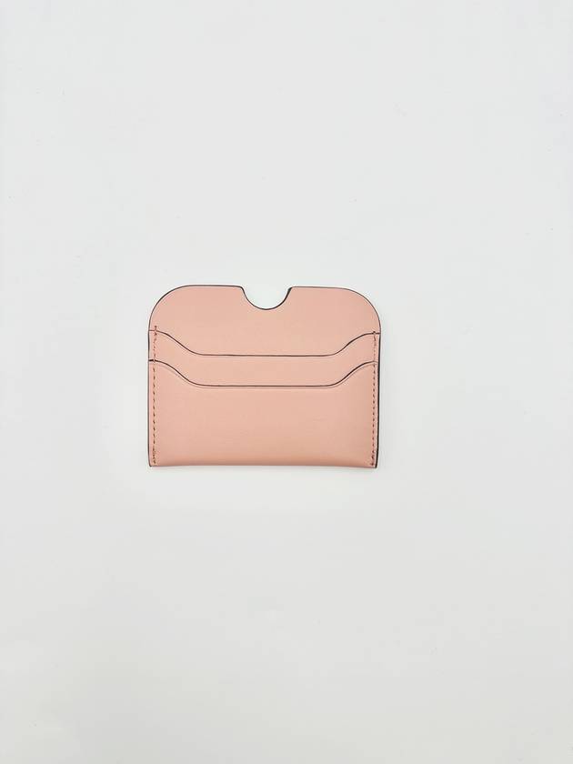 Studios Silver Logo 2-tier Card Wallet Salmon Pink - ACNE STUDIOS - BALAAN 3