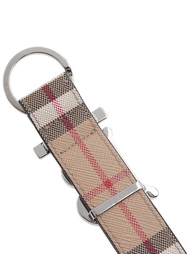 Monogram Motif Vintage Check Key Holder Beige - BURBERRY - BALAAN 6