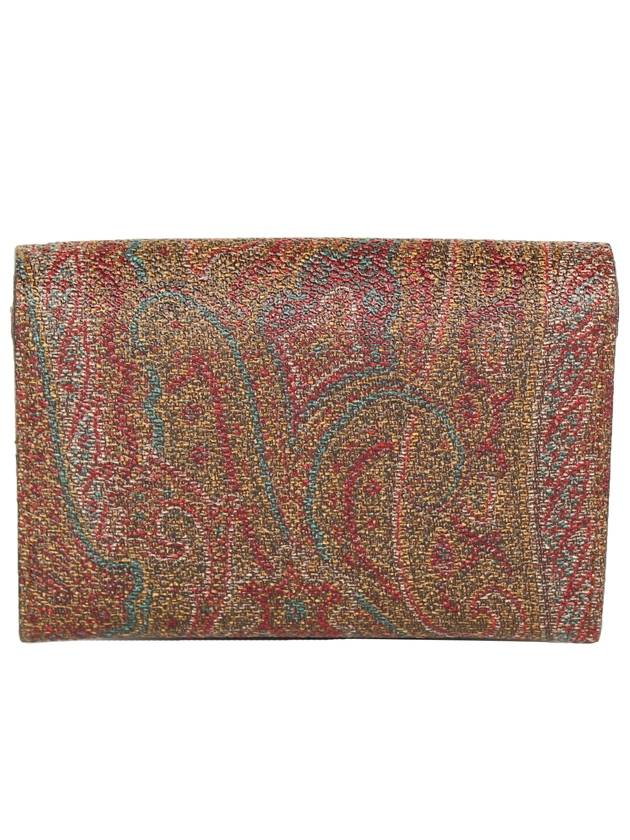 Paisley Card Wallet Brown - ETRO - BALAAN 4