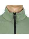 Wappen Patch Half Zip Up Sweatshirt Green - STONE ISLAND - BALAAN 6