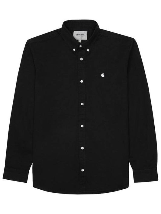 Madison Shirt Black White I023339 0D2 - CARHARTT - BALAAN 1