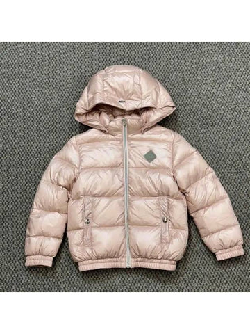 Kids Hooded Down Bomber Pink - HERNO - BALAAN 1