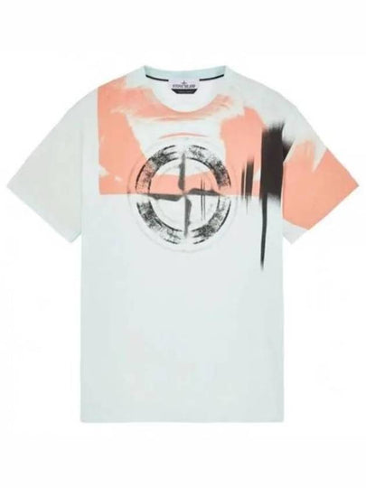 Circlet Logo Printing Short Sleeve T-Shirt Mint - STONE ISLAND - BALAAN 2