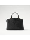 Petit Palais Monogram Empreinte Tote Bag Black - LOUIS VUITTON - BALAAN 6