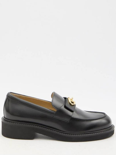 V Logo Locker Loafers Black - VALENTINO - BALAAN 2