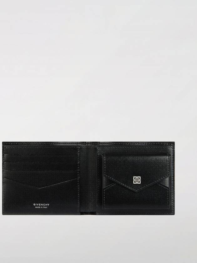 Classic 4G Leather Half Wallet Black - GIVENCHY - BALAAN 3