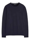 Lyle Merino Crew Neck Wool Sweater Navy - J.LINDEBERG - BALAAN 2