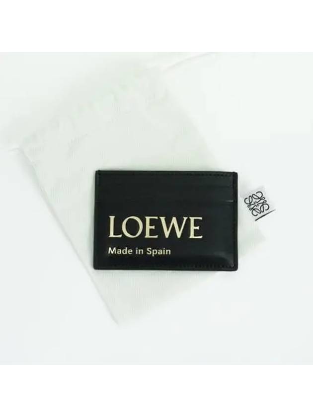 Card Wallet Logo Print Holder Black CLE0322X011100 - LOEWE - BALAAN 1