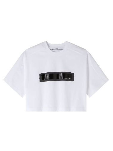 Sandre Short Sleeve T-Shirt White - A.P.C. - BALAAN 1