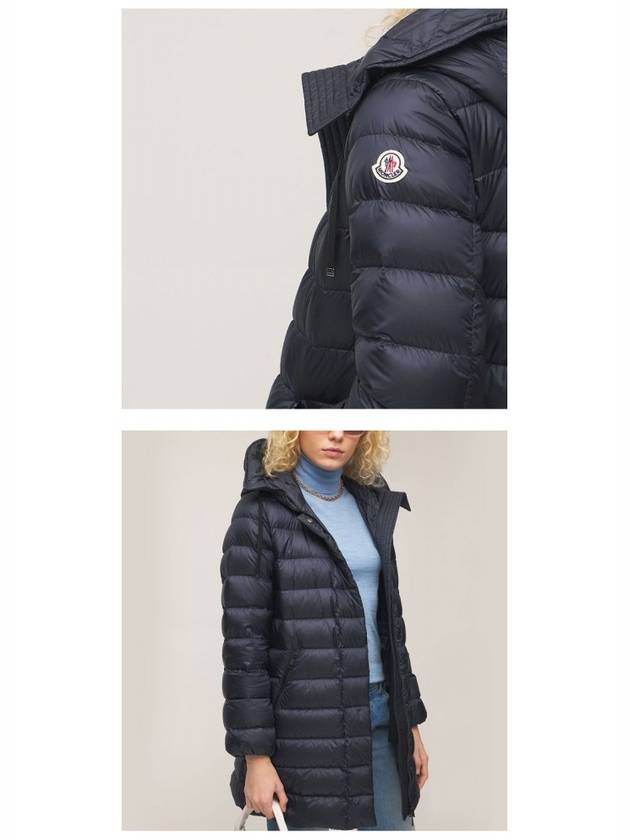 1D50100 C0384 778 COBALT Cobalt Quilted Shell Down Coat Navy Women's Padding TR - MONCLER - BALAAN 6