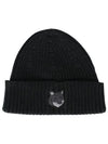 Wool Fox Head Beanie Black - MAISON KITSUNE - BALAAN 2