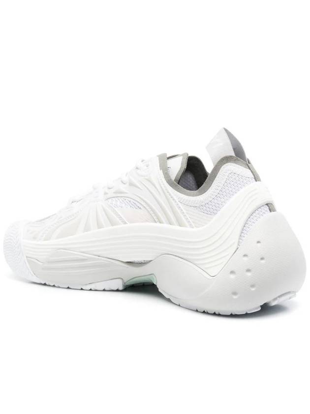 Mesh FalshX Low Top Sneakers White - LANVIN - BALAAN 4