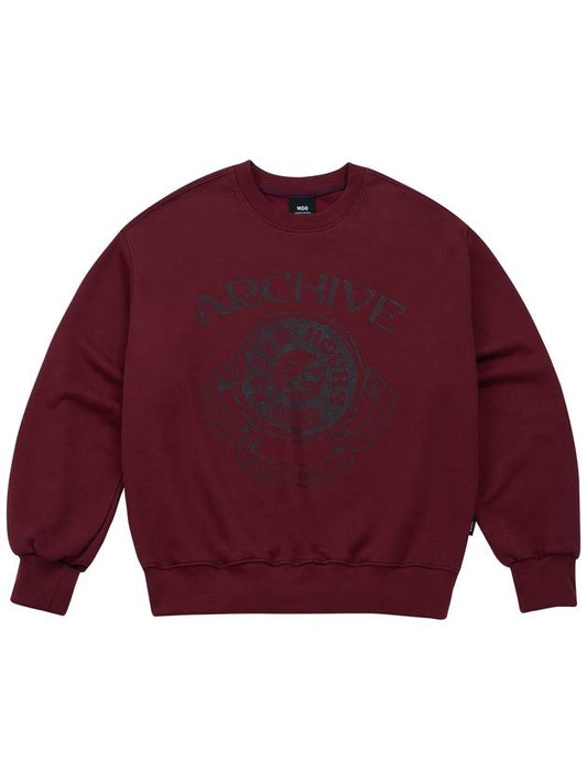 Archive Balloon Over SweatshirtBurgundy - MOO - BALAAN 2